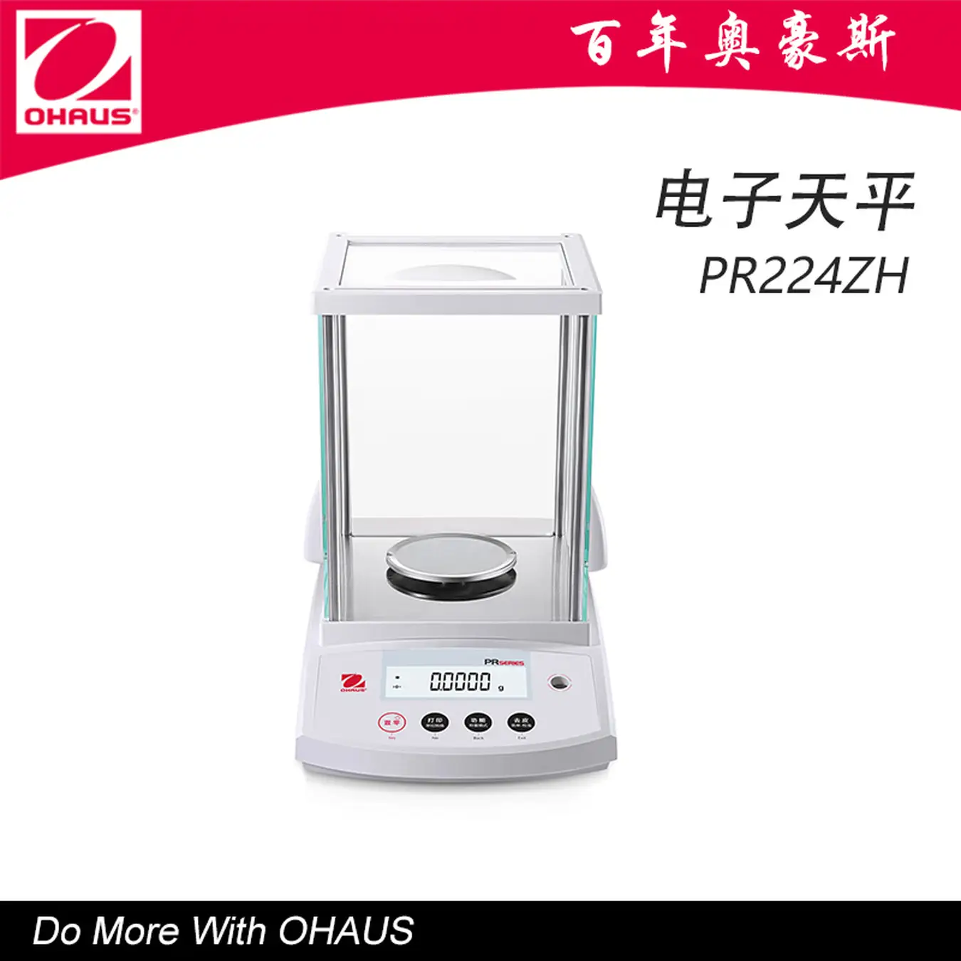 OHAUS PR224ZH Analytical Balance